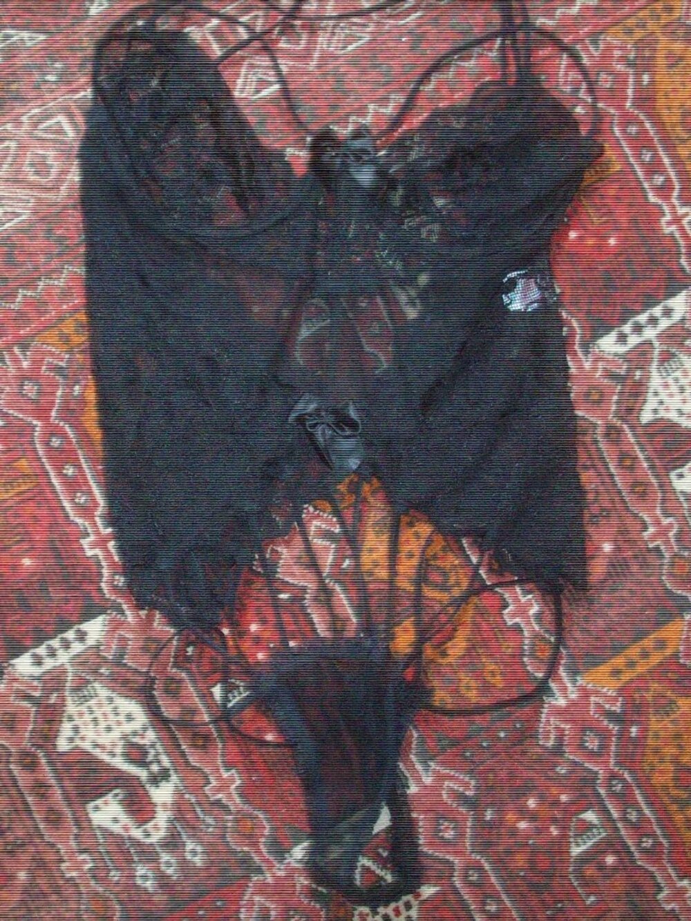 VINTAGE avant-garde Goth SHIRLEY OF HOLLYWOOD BODYSUIT TEDDY LINGERIE sz XL